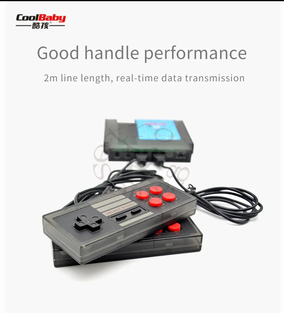 Retro Video Game Console NTSC And PAL-B TV Handheld Built-in 118 Classic Different Games Dual Gamepad 14 games can battery save