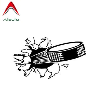 

Aliauto Interesting Car Sticker Hockey Puck Automobiles & Motorcycles Accessories Vinyl Decal Cover Scratches,14cm*8cm