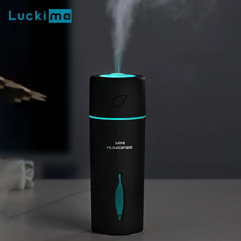 Minimalist Air Humidifier USB Mini Car Air Freshener Aroma Essential Diffuser with LED Night Light Mist Maker Air Purifier