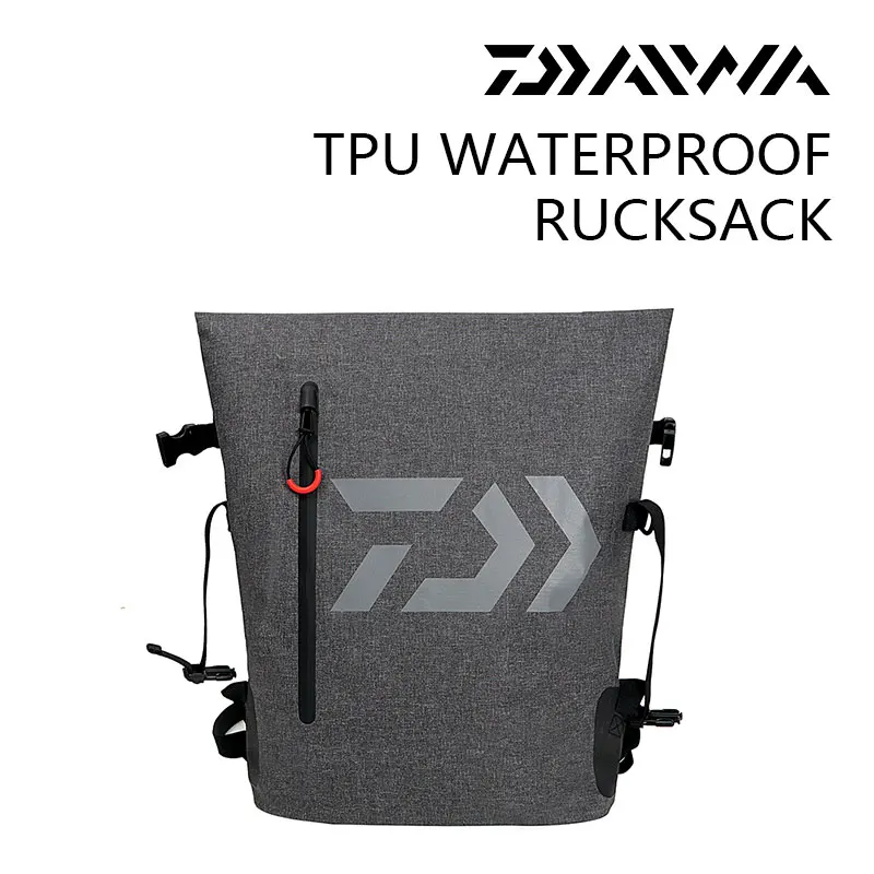 

Original DAIWA TPU Waterproof Rucksack Fishing Rucksack Multifunctional Fishing Tackle Bags Handbag