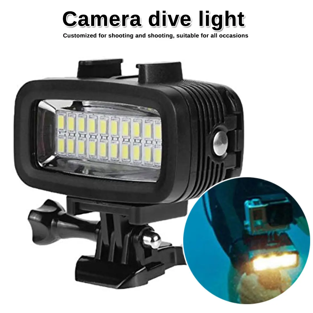  Camera Diving Light 5500K LED Video Light Lighting Fill in Lamp waterproof underwater lighting dive - 4000140108189