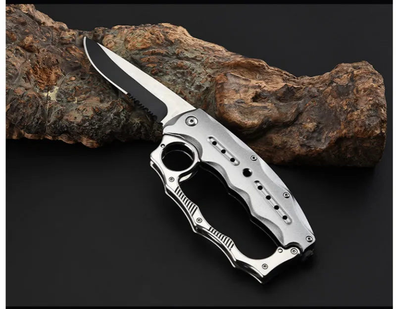 EDC портативный спасательный нож для самообороны, походный Походный нож для самозащиты, Многофункциональный складной нож для охоты