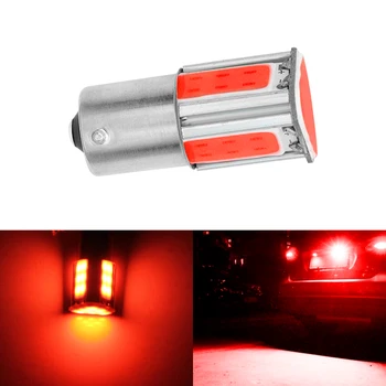 

1pc 1156 p21w ba15s 1157 bay15d P21 / 5W COB led brake for car white light red car bulbs rear turn signal bulb parking 12v 12v