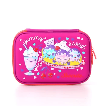 

Kawaii School pencil Case for Girls Boys Penal Cute 3D Pen Box Big Pencilcase with Lock EVA Penalties Stationery Large Pouch Bag