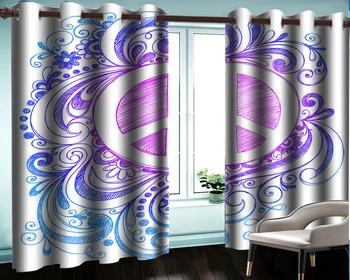

Custom Floral 3d Curtain 3d Beautiful Bedroom Curtain Blue Flowers Romantic Modern Decoration 3d Window Curtains