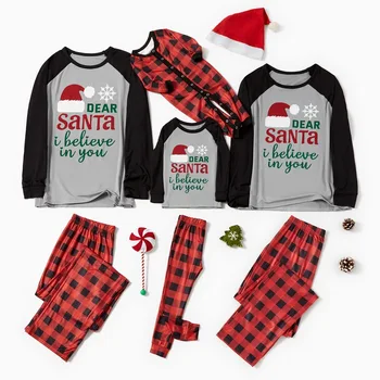 

Family Matching Christmas Cartoon Clothes Sets Kids Mommy and Dady Romper Baby Jumpsuit Xmas Pajamas Homewear for New Year