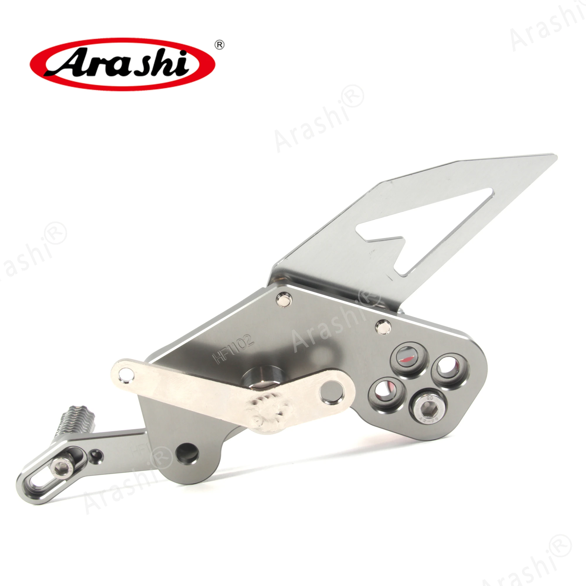 Arashi для KAWASAKI Z125/Z125 Pro CNC мотоциклетная подножка Регулируемая Rearset подножки педали Аксессуары