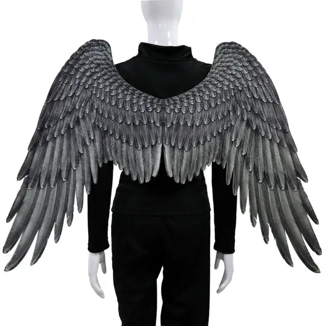 Disfraz de Halloween de alas grandes de ngel diablo Mardi Gras Fiesta Tem tica accesorios de