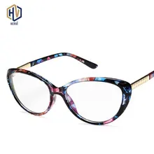 Женские очки с кошачьим глазом, оправа для глаз, женские ретро-очки с легкой печатью оправы очков для близорукости брендовые дизайнерские очки