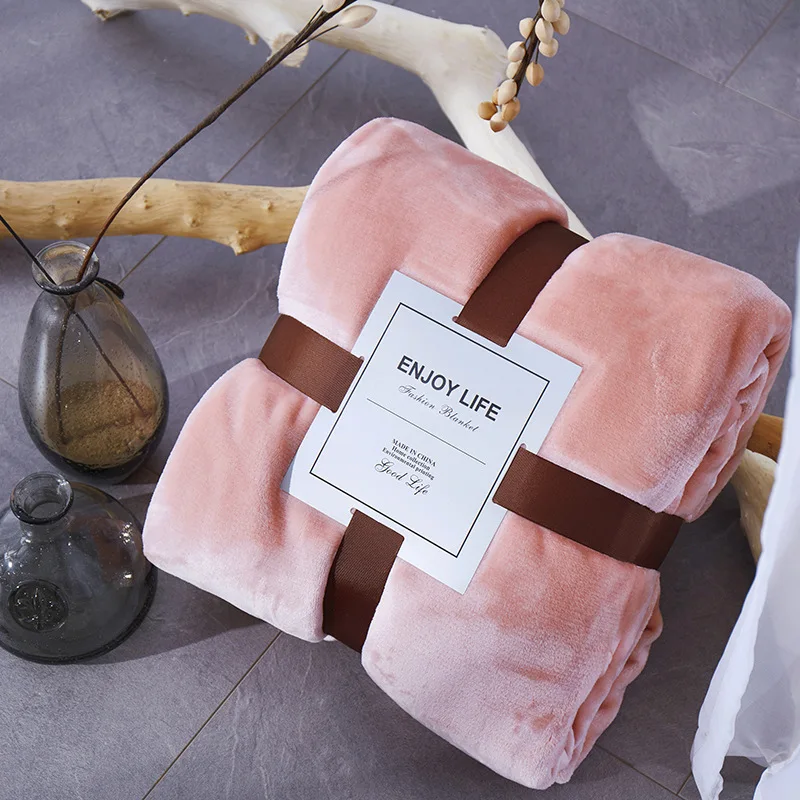 

VESCOVO Throw Sofa blanket Bedspread Flannel quilt Cashmere Blanket gift Warm Bedspread sofa Cover