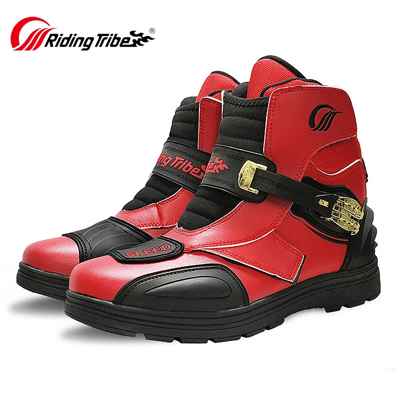 Motorcycle Ankle Boots Racing Shoes Motorbike Riding Road Racing