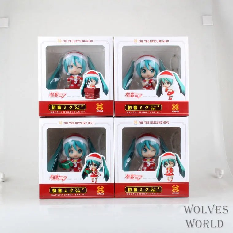 

Diffuse Will Anime Cute Hatsune Christmas Edition 4-a Set of Boxed Small Garage Kit Miku Doll