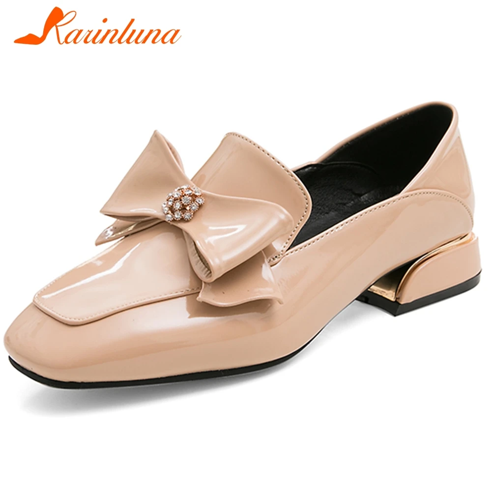 

Karinluna New Fashion 2020 Plus Size 50 Spring/Autumn Concise Pumps Women Shoes Woman Butterfly Slip On Casual Shoes Women Pumps