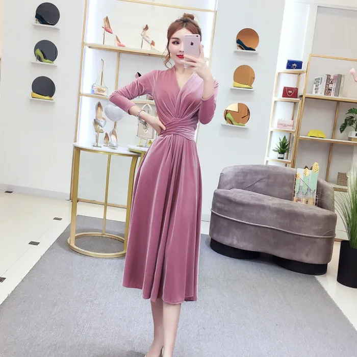 

Ozhouzhan Fashionable Network Red Dress Children 2019 New Style Fashion Wisdom Smoked Skirt French CHIC Waist Hugging Slimming D