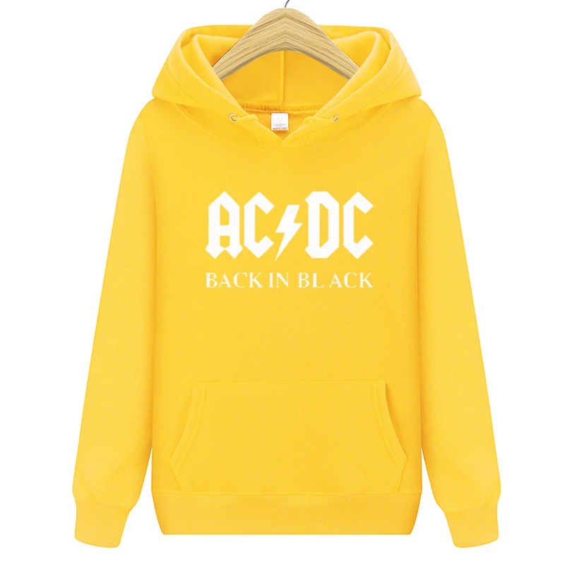 Новинка 24 дизайна Толстовка ACDC AC/DC Австралийский жесткий рок толстовки Панк sudadera уличная флисовая куртка верхняя одежда