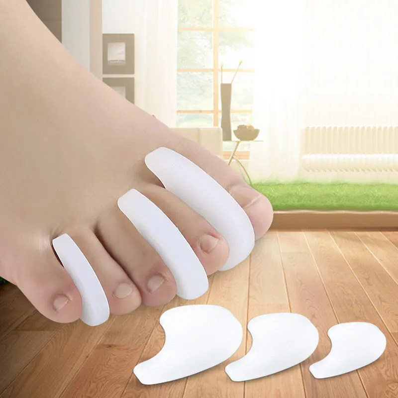 1Pair Feet Care Toe Orthotic Thumb Hallux Valgus Orthopedic Metatarsal Crooked Overlapping Toe Corrector