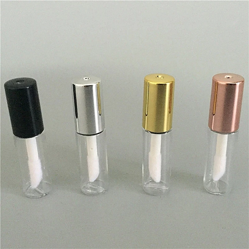 30pcs/lot New 1.2ml Empty Lip Gloss Tubes Containers Fashionable Refillable Bottles Mini Lipgloss Tubes Makeup Tool Accessories