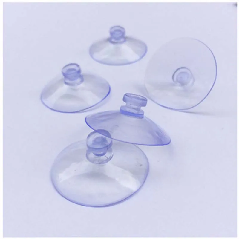 3/4/5 5cm fuerte, al vacío tontos tazas de la succión de la cabeza de los ganchos claro tonto para decoración de ventanas boda 30 Uds