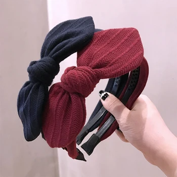 

New Korean Flannel Hair Accessories Head Hoop For Women 2019 Rabbit Ear Simple Hair Hoop Fashion Hair Jewelry Girl Headwear Gift