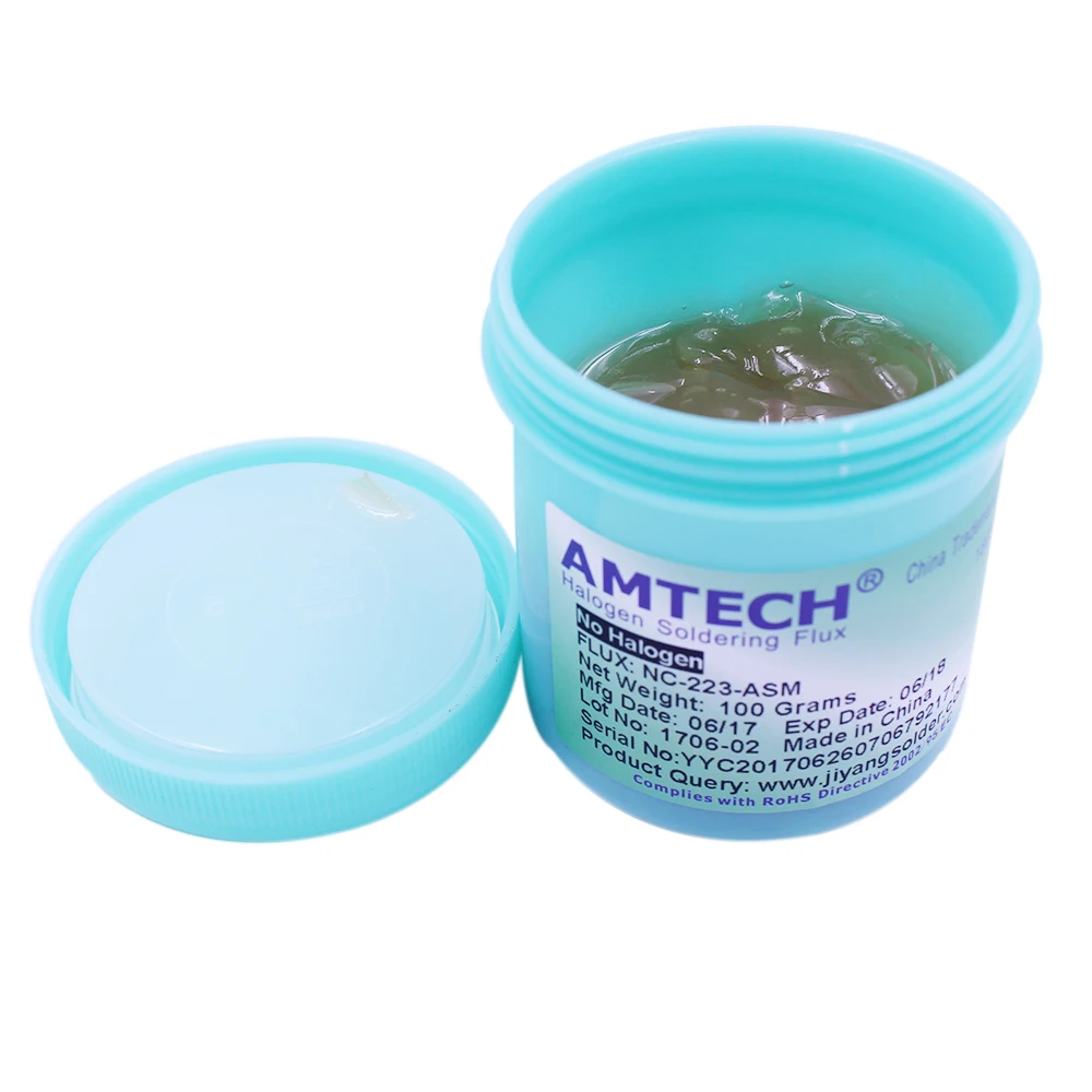 Паяльная паста AMTECH 100% оригинальная пайка SMT / SMD с Флюсом для переделки печатных