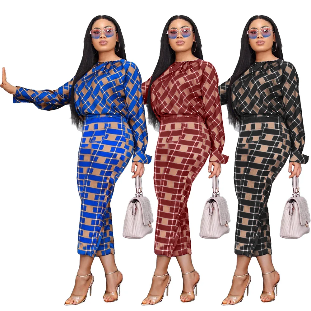 2019Autumn winte Style African Women Clothing Dashiki Fashion Print Elastic Cloth Casual Straight Tops Pants | Тематическая одежда