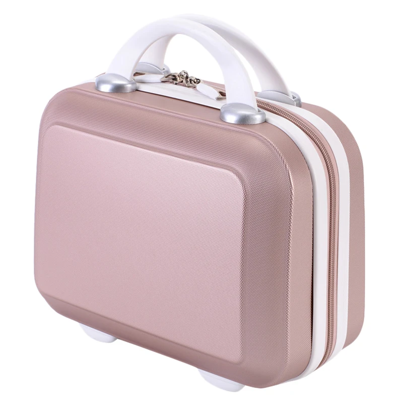 

Ladies Cosmetic Case Brand Makeup Artist Professional Beauty Cosmetic Cases Cosmetic Bag Portable Pretty Suitcase Rose Gold