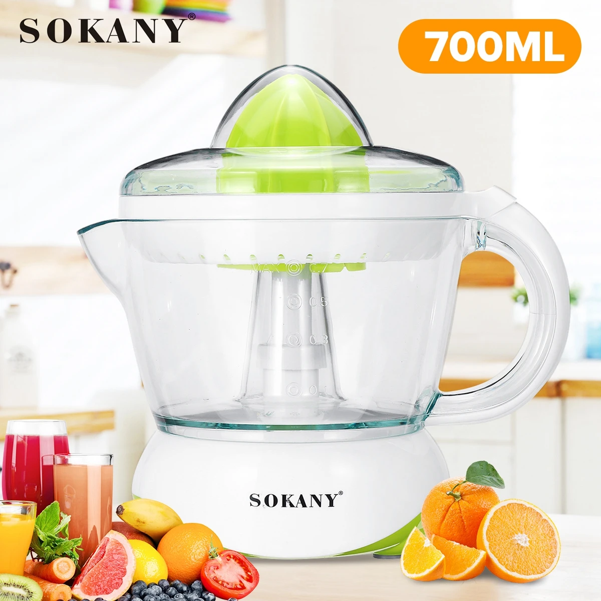 SOKANY JE 601D Home Electric Juicers Squeezer Machine Orange Lemon