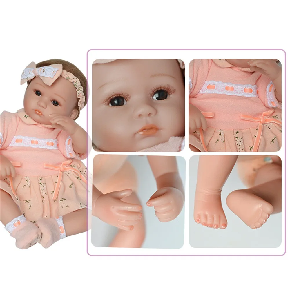 HIINST Baby Reborn Doll 55 см Playmate куклы для новорожденных детей Beb Reborn Body с виниловым силиконовым Reborn Dolls младенцы