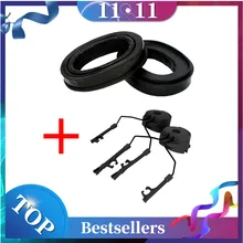 Casque tactique militaire Peltor, ARC, adaptateur de piste, support de casque et coussinets d'oreille en Gel pour casque tactique COMTAC I II III