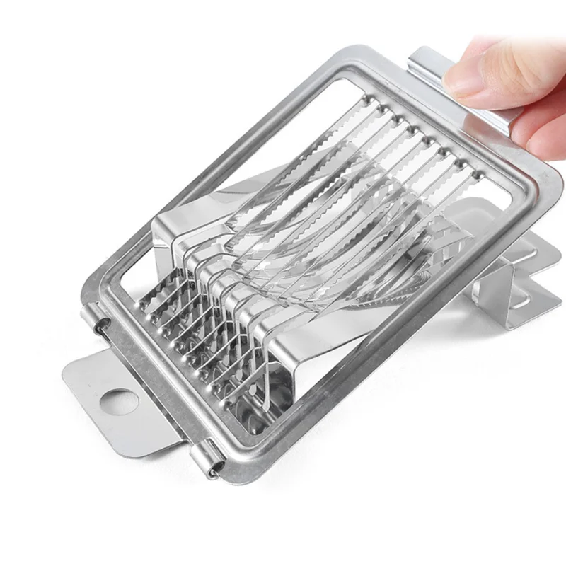 Stainless Steel Egg Cutter Wire Slicer for Hard Boiled Eggs Kitchen Accessories Gadgets and | Яйцерезки