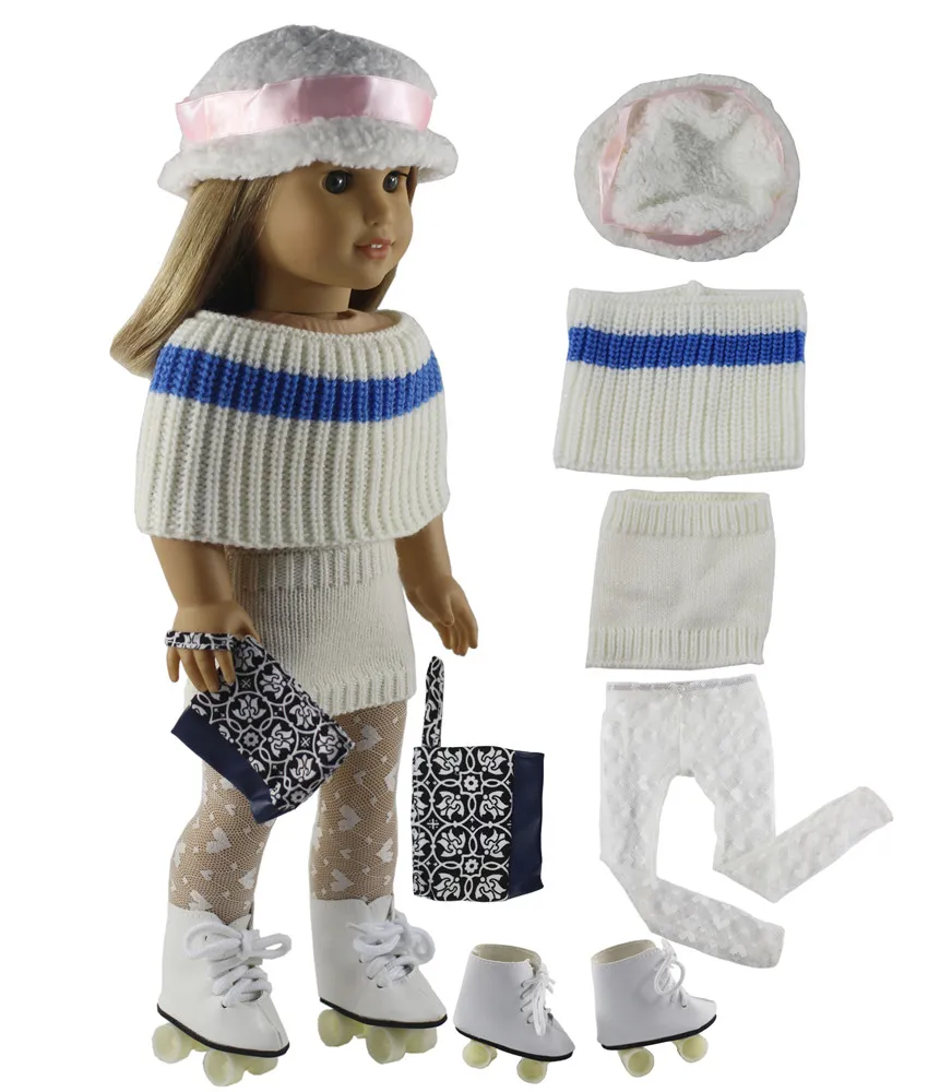 Fashion Doll Clothes Set Toy Clothing Outfit for 18