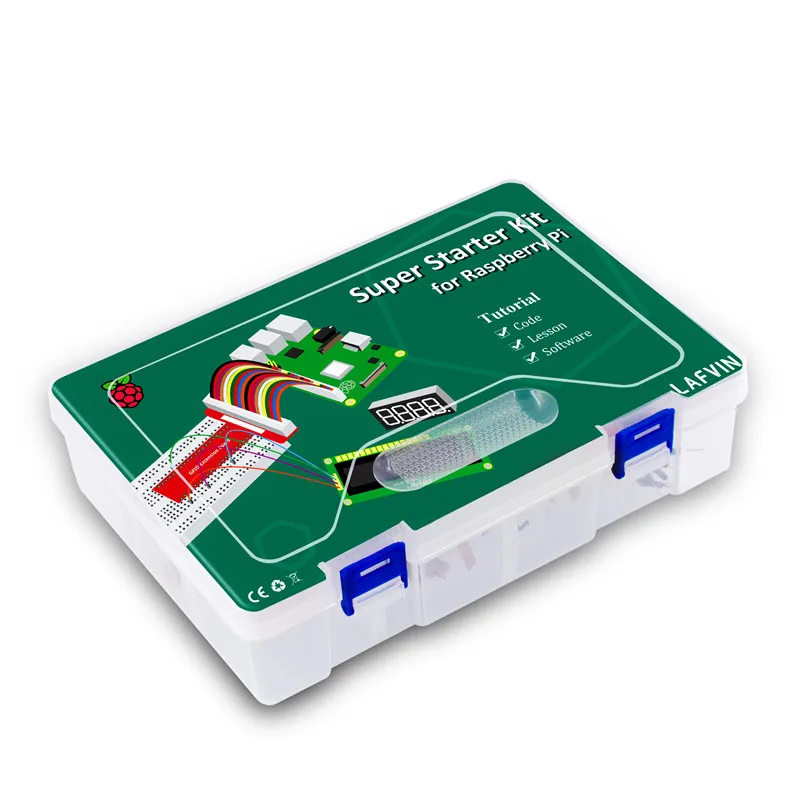 Суперстартовый набор LAFVIN для Raspberry Pi модель 3B + 3A 2B 1B 1A Zero W Diy Kit|Демонстрационные