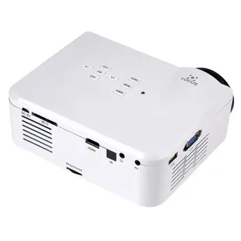 

Mini LED Projector with Multimedia for Entertainment with Remote Control