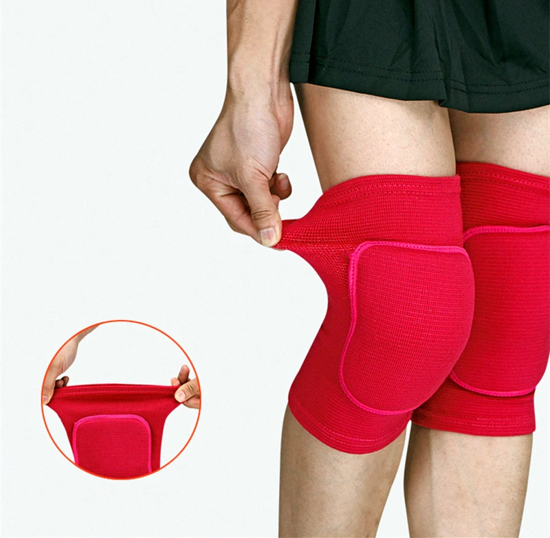 Genouillères Extensibles Noires - Protection Pour Sport (volley, Danse, Yoga, Course…) - Taille Ajustable 28-45 Cm