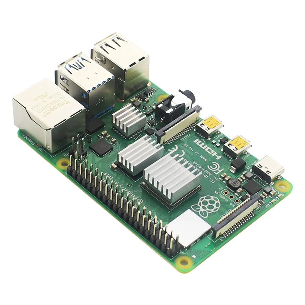 Для Raspberry Pi 4 Модель B радиатор 3 шт. Raspberry Pi алюминиевый радиатор комплект для охлаждения кулер для Raspberry Pi