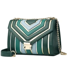 Женская сумка через плечо, сумка через плечо, женская сумка-мессенджер с клапаном, качественная сумка из искусственной кожи с цепочкой, MIWIND, новинка, модная вместительная сумка