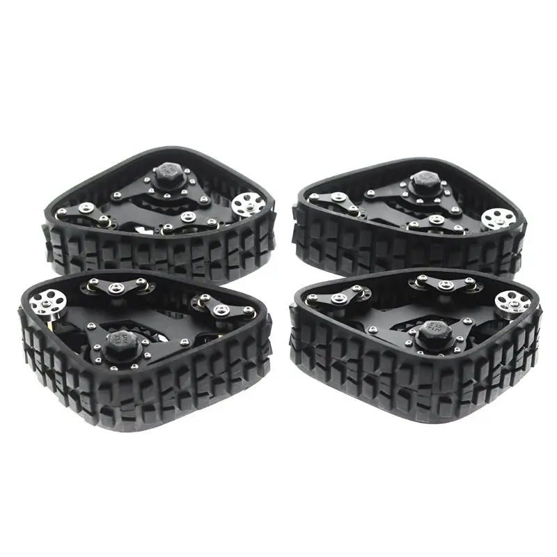 

2/4pcs RC Tracks Wheel Sandmobile Conversion Snow Tire Hex Set for 1/10 TRX4 Car