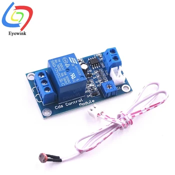 

XH-M131 DC 5V 12V 24V 10A Light Control Switch Photoresistor Relay Module Detection Sensor brightness Automatic Control Module