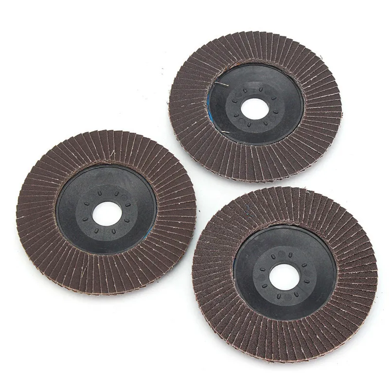10Pcs100mm клапаном наждачные круги 120/240/320 Грит угловая шлифовальная машина