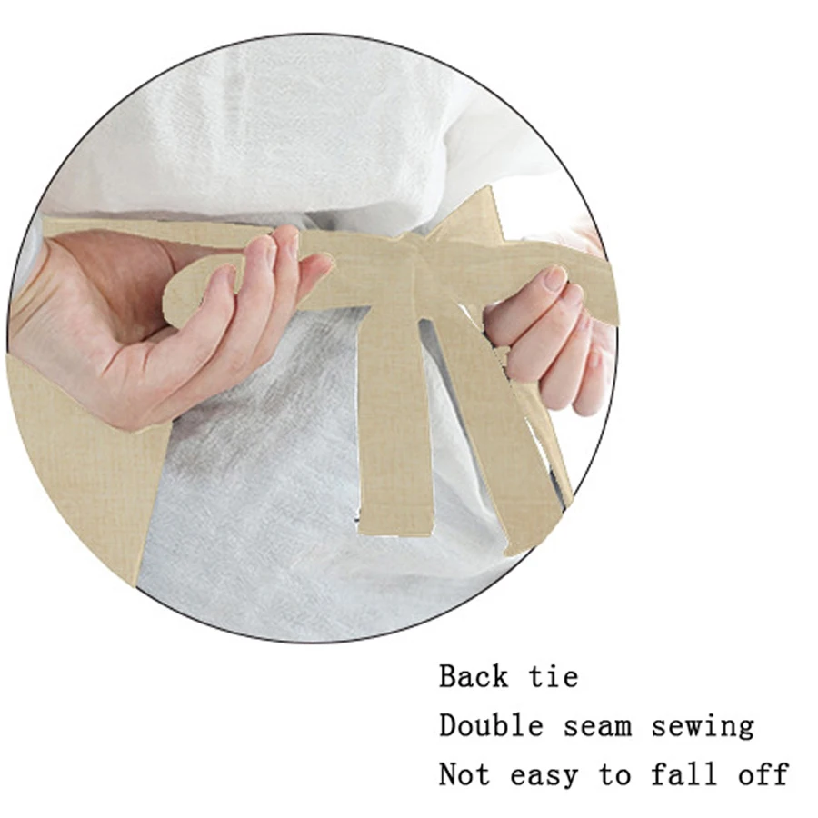 1Pcs Skull Pattern Kitchen Apron for Cooking Sleeveless Cotton Linen aprons for woman Adult Bibs Home Cleaning Accessories