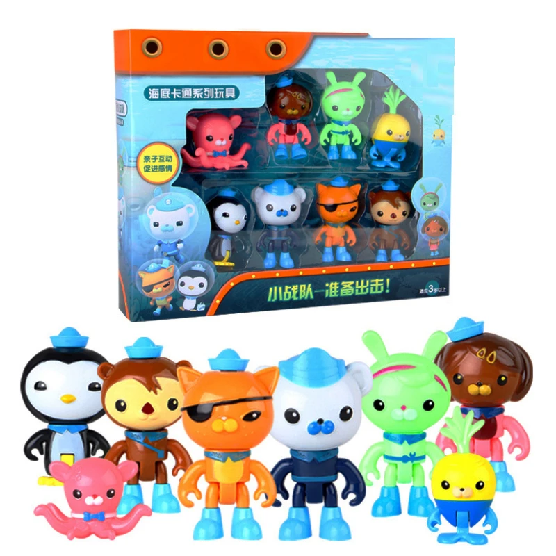 8pcs Set The Octonauts Model Toys Action Figures Peso Captain Barnacles Penguin Shellington Dashi Inkling Gift Toy For Kids Action Figures Aliexpress 8pcs Set The Octonauts Model Toys Action Figures Peso Captain Barnacles Penguin Shellington Dashi Inkling Gift Toy For Kids Action Figures Aliexpress