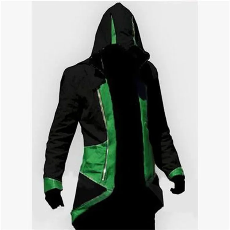 2009 Fashion Halloween Cartoon Assassin Creed Connor Cartoon Jacket Game Suit Costplay Clothing