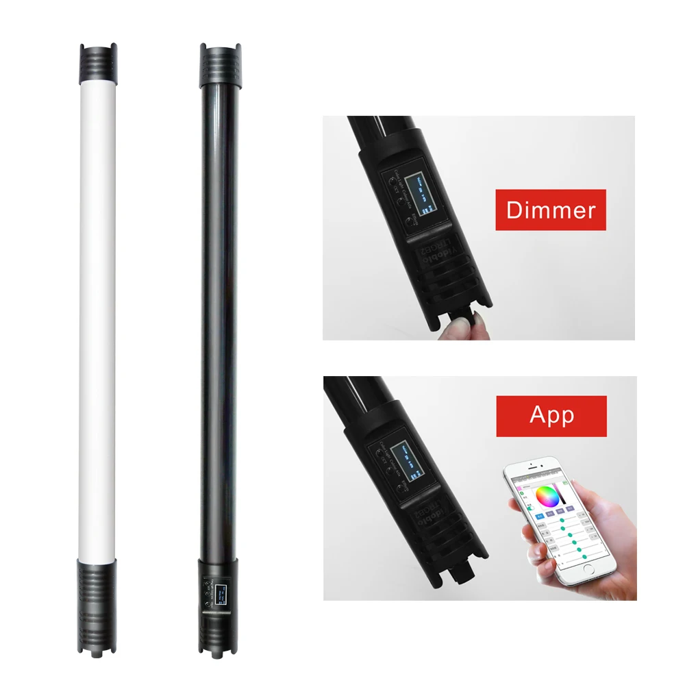 

RGB Tube Built-in Battery Led Video Studio Light Yidoblo LT-RGB2 69cm LT-RGB4 116cm 2800-9990K Photography LIghting Photo Studio