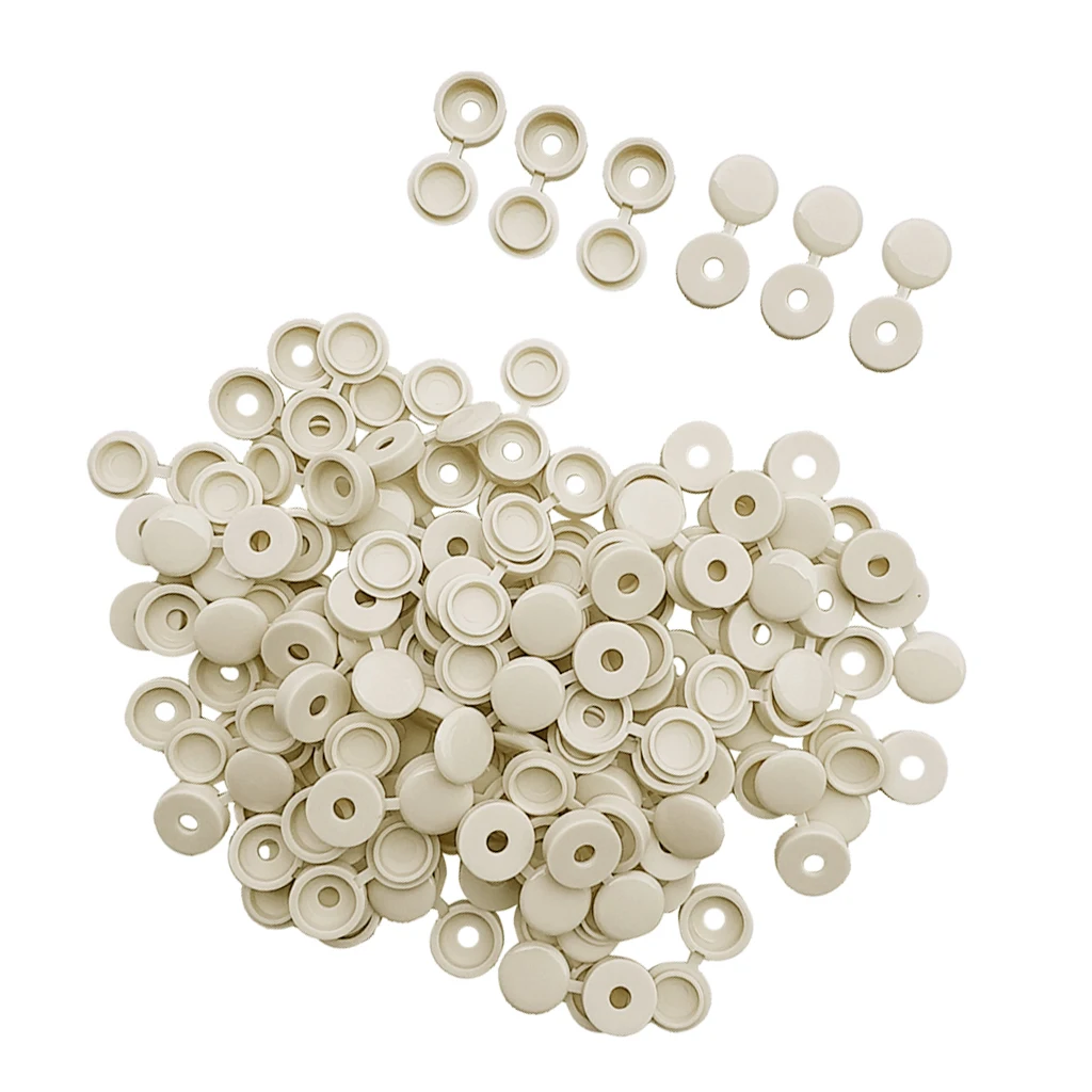 100Pcs/Set Hinged Screw Cover Cap for Car Home Furniture Decor