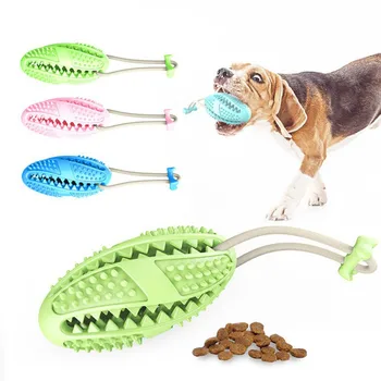 

Pet TPR Decompression Dog Toy Puppy Bite Resistant Interactive Toys Cat Toothbrush Teeth Stick Pet Leaking Food Ball new