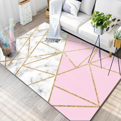 Роскошный Мраморный текстурный 3D ковер для гостиной коврики с геометрическими узорами ковёр для гостиной ковры для спальни поворотный стул коврик Подушечка для йоги коврик