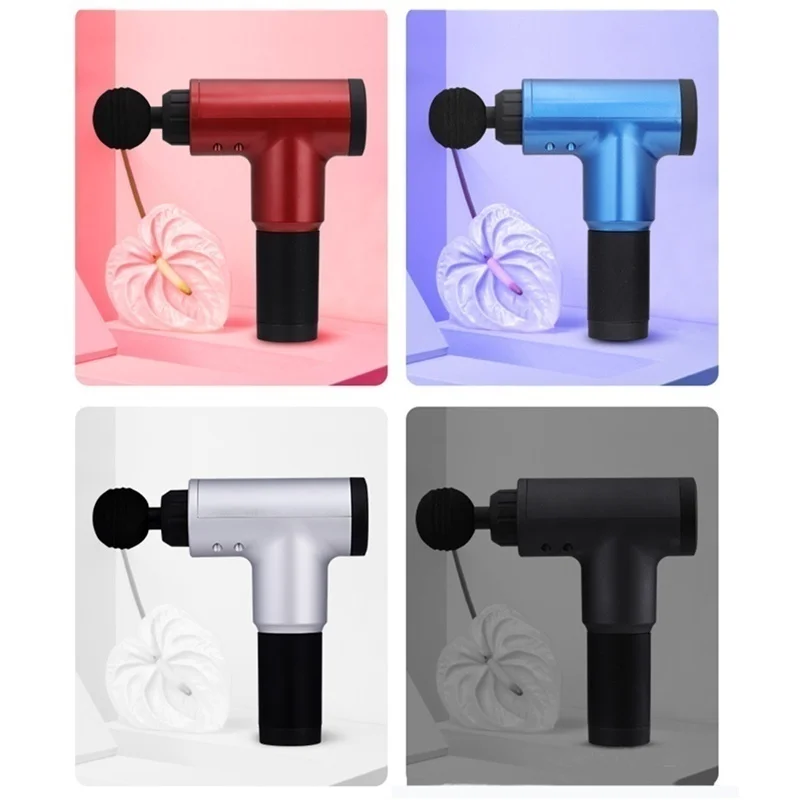 Cena Najnowszy stymulator mięśni masaż pistolet wibracyjny głęboki relaks terapia Fitness ćwiczenia ulga w bólu masażer elektryczny dla ciała