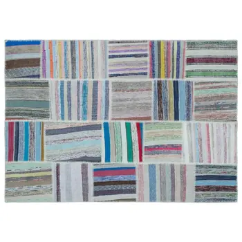 

Handmade Multicolor Vintage Patchwork Rug Area Rug 160x228 Cm-5'3''X7'6''