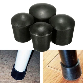 

4 X Rubber Cover 16-50mm Rubber Protective Cover Anti-scratch Chair Table Furniture Leg Table And Chair Rubber Oval Foot Cover