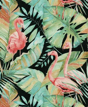 

TV energetic background wall muralNordic minimalist stylish tropical rain forest flamingo wallpaper living room bedroom sofa